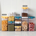 Plastic Airtight Food Container Sealing Storage Canister with Lid Cereal Seasoning Jar Sealed Flour Tank Kitchen Supply Stocked