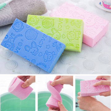 Soft Children Baby Shower Bath Sponge Child Baby Showers Wash Sponge Exfoliating Body Cleaning Brush Kids Bath Accessories