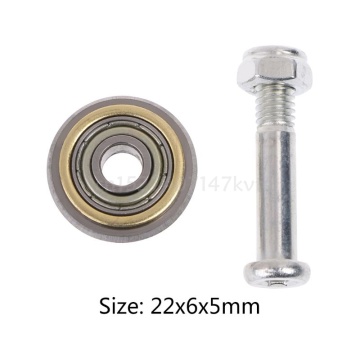 OOTDTY Rotary Bearing Wheel Replacement For Cutting Machine Manual Tile Brick Cutter Accessories 22mm