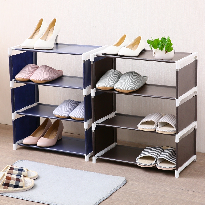 DIY Foldable 3-5 Layer Shoe Rack Large Size Home Living Room Bedroom Fabric Dustproof Cabinet Organizer Holder Stand Shoes Shelf