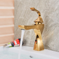 POIQIHY Creative Basin Faucet Bronze Black Bathroom Basin Mixers Deck Mounted Cold Hot Tap Single Lever Lavatory Sink Faucet