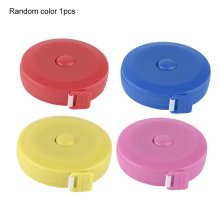 Compact Size Random Color New Retractable Ruler Tape Measure 45 cun/1.5M for Measures Sewing Cloth Dieting Tailor