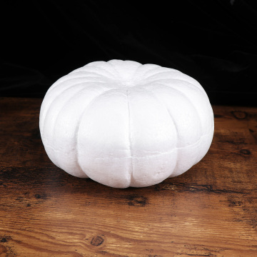1pc Halloween White Artificial Pumpkin Realistic Pumpkin Mold for Fall Harvest DIY Craft Halloween Harvest Decoration