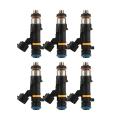 Set Of 6 Fuel Injector Nozzles For 2004 - 2011 Nissan Altima Murano Quest 3.5L V6 166007Y00A 166007Y000 M958