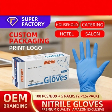 Comfortable Nitrile Gloves for Safe Handling