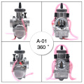 SCL MOTOS Motorcycle Motorbike KEIHIN PWK Carburetor 33 34 35 36 38 40 42mm Carb Racing Scooters Dirt Bike ATV with Power Jet