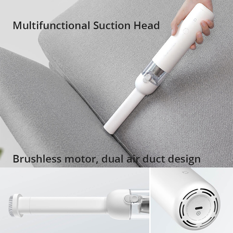Global Ver. Xiaomi Mijia Handheld Vacuum Cleaner Portable Handy Car Vacuum Cleaner 120W Super Strong Suction Vacuum For Home&Car