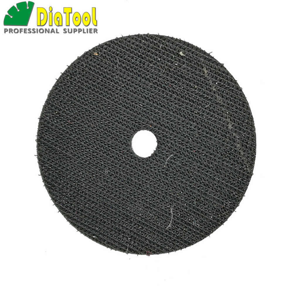 DIATOOL 7pcs/set + Backer 125MM Diamond Flexible Polishing Pads For Stone, Granite&marble, White Bond, Stone Sanding Discs