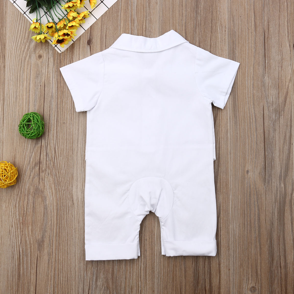 2019 Newborn Boy Kids Baby Rompers Tuxedo Suit Outfits Striped Patchwork Jumpsuit Romper Gentleman 0-24M