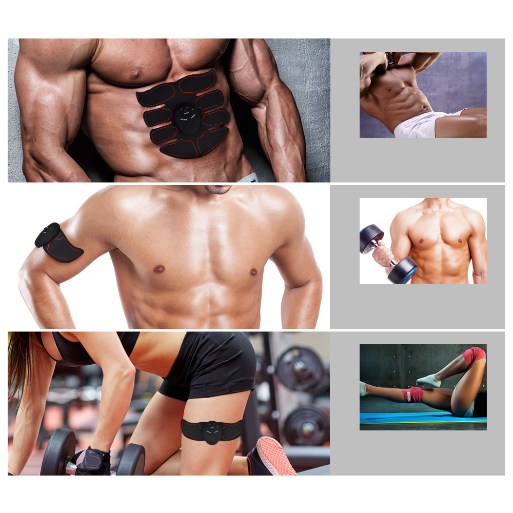 Ems Abdominal Muscle Trainer Abs Trainer Ems Hip Trainer Muscle Stimulator Abs Fitness Butt Waist And Thigh Trainer Men Women