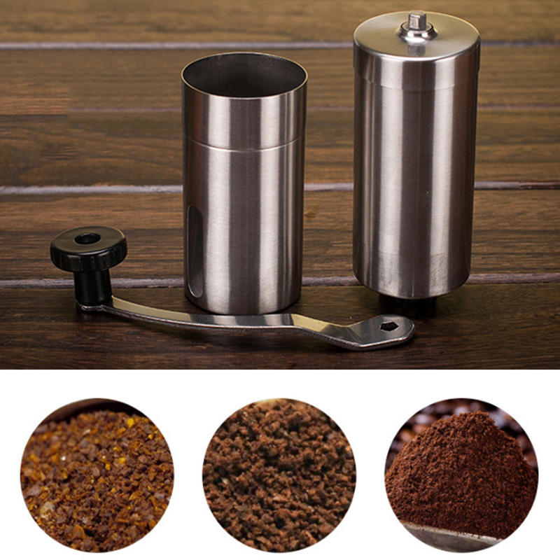 Stainless Steel Coffee Grinders Manual Coffee Grinder Corn Coffee Machine Adjustable Coffee Mill Machine Portable Tools