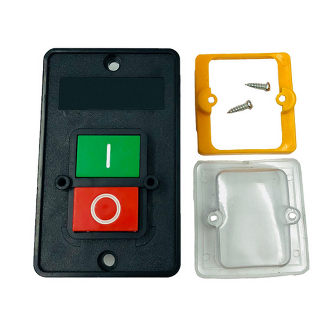 Waterproof Push Button Switch Power On/ Off Switch AC380V 10A for Cutting Machine Bench Drill Switch