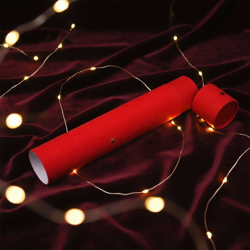 Christmas Embossed Surface Box paper tube