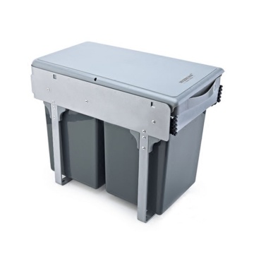 Cabinet Sink Kitchen Compartmental Garbage Can Pull-out Cabinet Garbage Can Square Within the Cabinet Door Hidden Trash Can