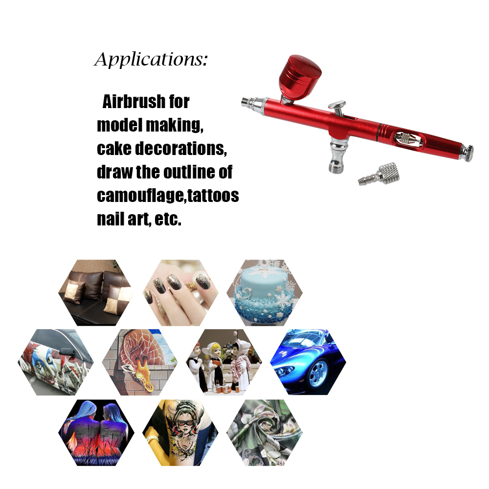 Portable Mini Spray Pump Pen Set Air Compressor Kit for Art Painting Tattoo Craft Cake Spray Model Beautiful Airbrush Kit