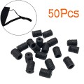 50/100pcs Cord Lock Spring Clasp Stop Single Hole Drawstring Stopper Toggles Garment Shoelace Rope Diy Adjuster Non Slip Stopper