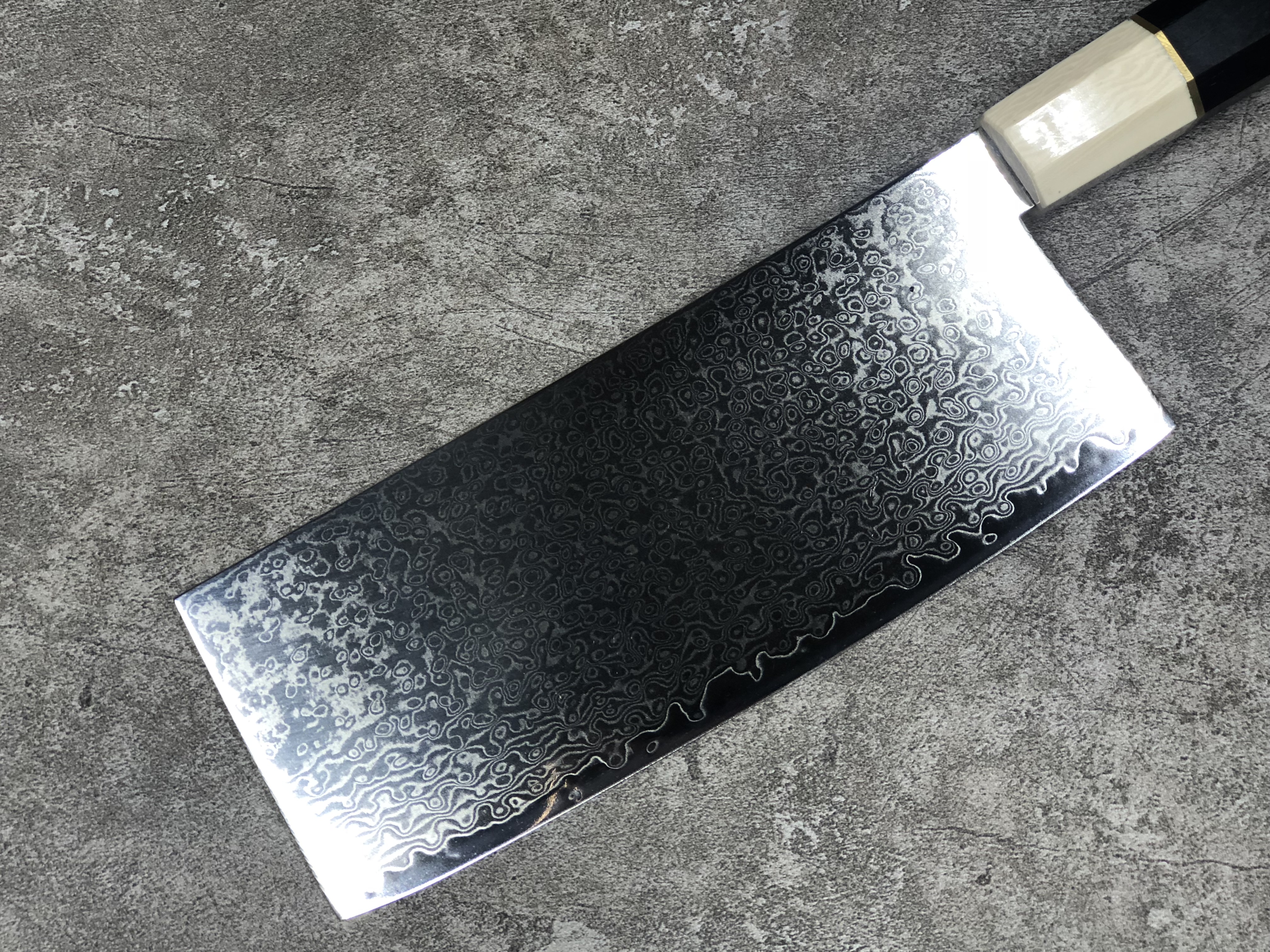 8 Inch VG10 Damascus Steel Nakiri Knife Ebony Handle Japanese Chef Knife Chinese Cleaver Cooking Knives Kitchen Cutlery