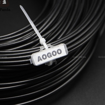Free Shipping 100piece/bag 3010 Cable Marker Waterproof Transparent Cable Signs Marking Box
