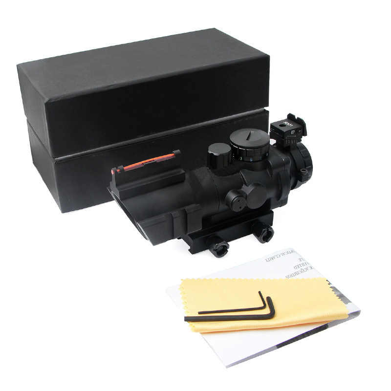 Luneta 4X32 Holographic Fibre-Optical Sight Hunting Para Rifle Comprimido Airsoft Scope Collimator Telescopic Chasse Accessories