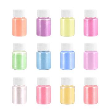 12 Colors For Soap Making/Soap Dyes/Nail Art/Eyeshadow DIY Mica Powder Pigment Supply Kit Powder Resin In Bottle Organized