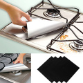 New 4 Pcs Gas Stove Protectors Reusable Gas Stove Burner Cover Liner Mat Fire Injuries Protection Trivets Kitchen Specialty Tool