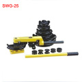 SWG-25 Manual pipe and tube bending machine Hand tube bender "U" bending tools for iron steel copper and aluminum tube bender