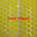 Yellow 15mm 100pairs