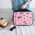 Cute cartoon lip travel bag Portable large capacity Boarding bag small luggage clothing trolley case finishing package