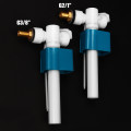 G3/8" G1/2" Side Entry Toilet Inlet Valve Adjustable Float Filling Valves Bathroom Fixture Replacement Parts Cistern Fittings