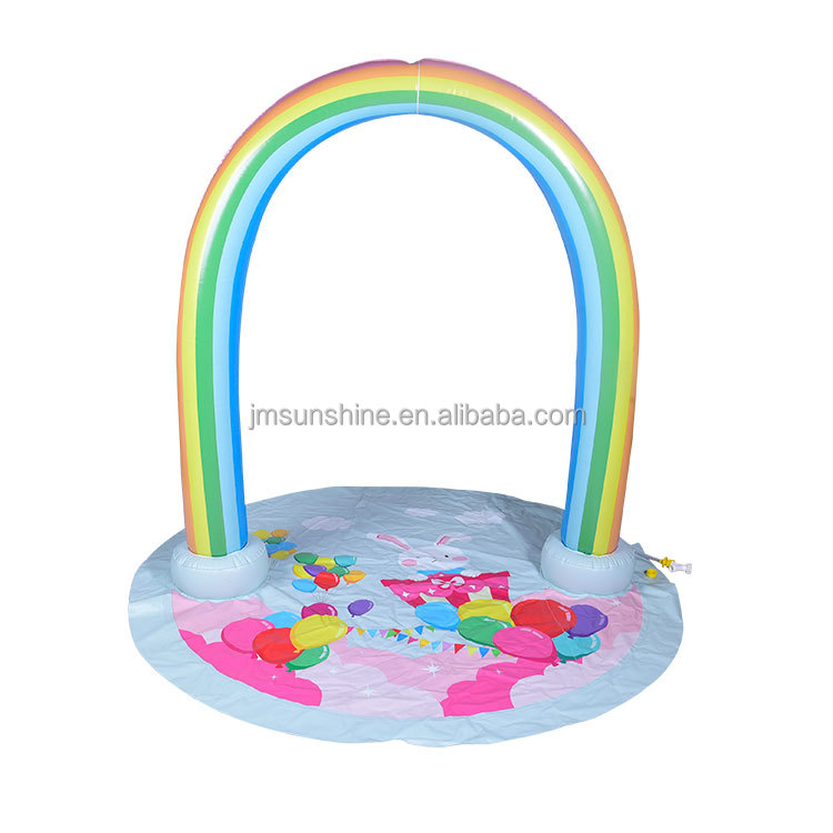 Factory Customization Sprinkler Rainbow Arch Splash Water Mat 4