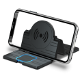 15W Wireless Car Charger Pad Silicone Holder Fast Charging Dock Station Mount Non-slip Car Dashboard Stand For Mobile Phone