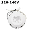 AC220-240V Input 8-24W LED Constant Current Driver DC 25-80V 220mA Output Circular LED Driver For LED Ring Panel Ceiling Lamps