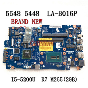 Brand NEW I5-5200U FOR Dell Inspiron 5547 5447 5448 5548 Laptop Motherboard LA-B016P R7 M265(2GB) CN-028R71 28R71 Mainboard