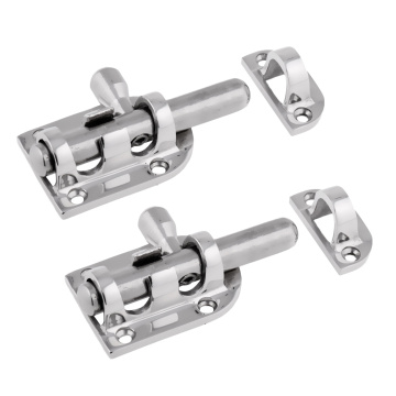 1 Pair Marine Boat Door Window Lock Latch Slide Barrel Bolt Clasp Silver 60mm 316 Stainless Steel Boat Accessories