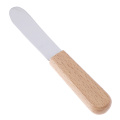 1PC Stainless Steel Cutlery Cream Scraper Wood Handle Butter Spatula Breakfast Jam Cheese Tool Kitchen Accessories