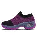 Purple tennis shoes