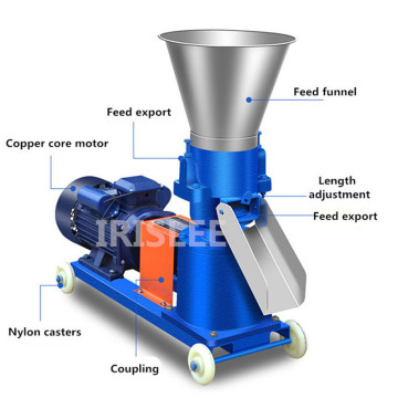 80-120kg/hour animal feed/wood/fuel pellet machine 220v/380v