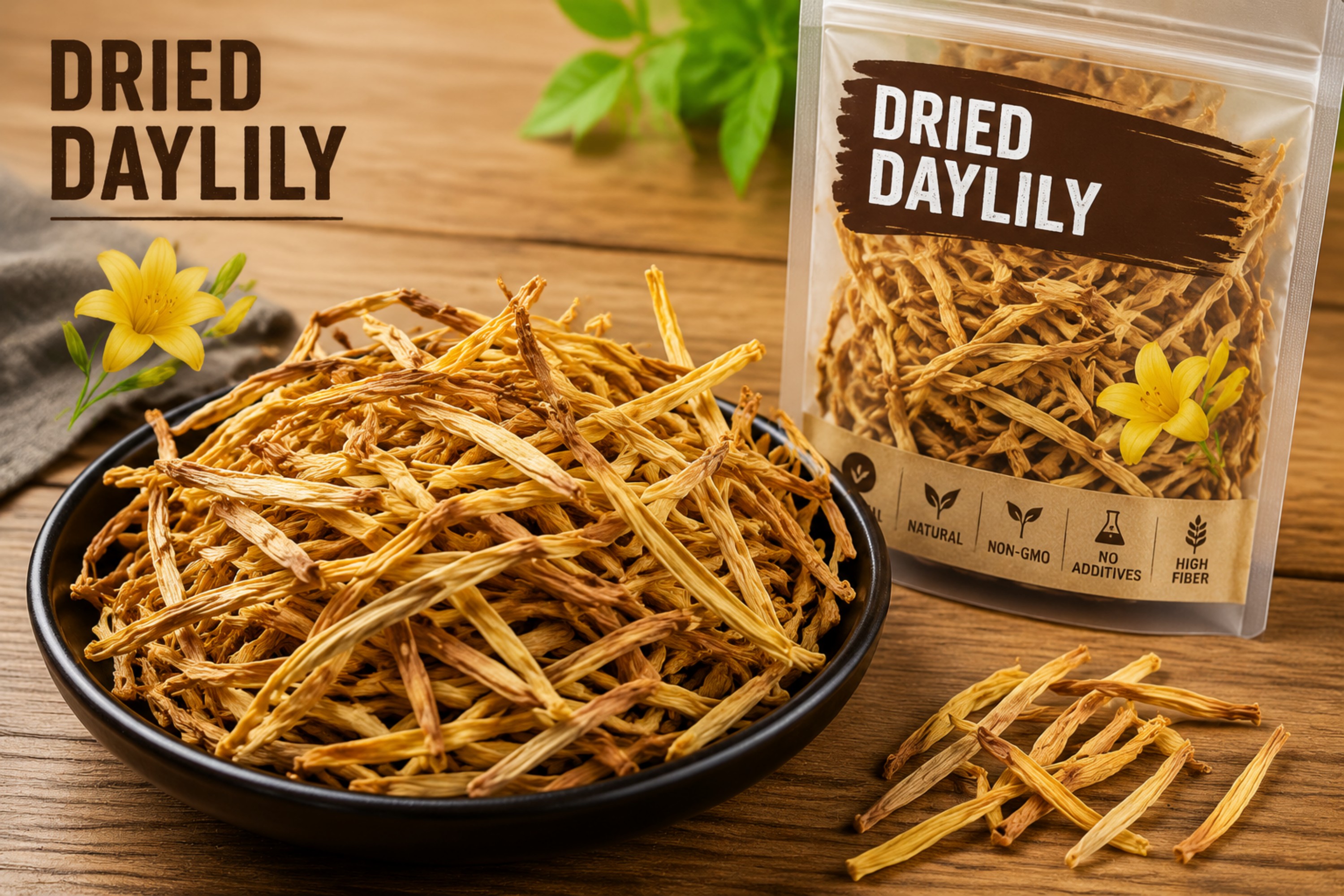Dried daylily Foods4