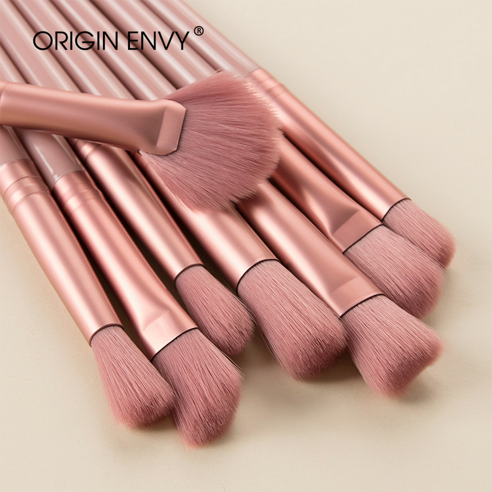 ORIGIN ENVY 12Pcs New Product Makeup Brush Set Eye Brush Makeup Small Fan-shaped Brush Multifunctional Beauty Tool