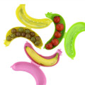 Cute 3 Colors Fruit Banana Protector Box Holder Case Lunch Container Storage Box kids fruit carry container candy snacks holder