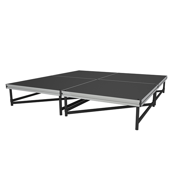 portable outdoor stage with roof