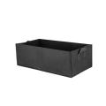 2Pack Plant Grow Bag Fabric Raised Garden Bed Rectangle Vegetable Potato Grow Planter Breathable Planting Container Bag 5FM