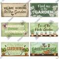 Putuo Decor Garden Wooden Signs Gardening Decorative Plaques Garden Furniture for Garden House Door Decoration Gift of Family