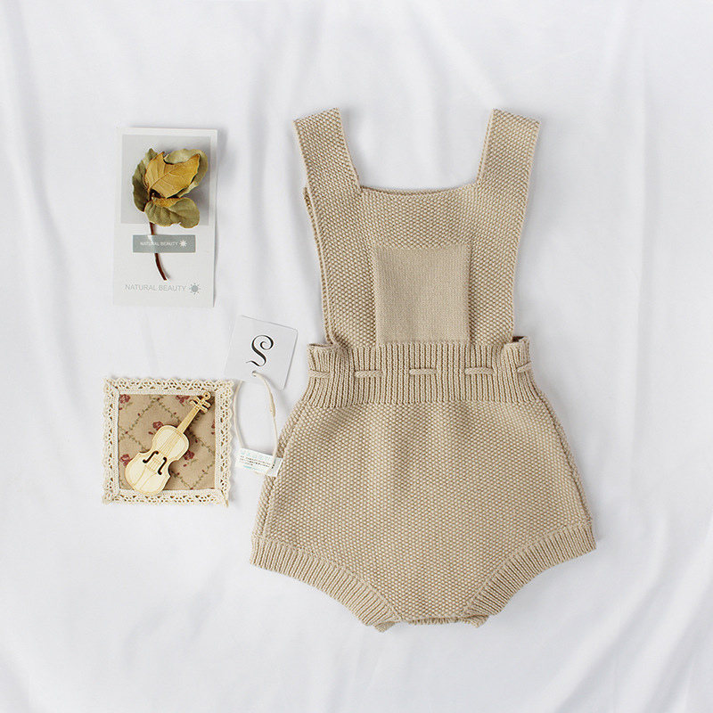 Baby Girls Knitting Romper Knitted Baby Romper Overalls Clothes Newborn Baby Girl Clothes Fashion Boys Girls Sweater Rompers