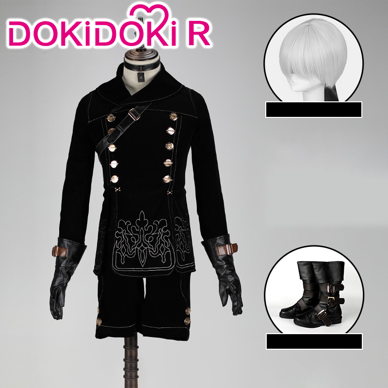 DokiDoki-R Game Cosplay NieR:Automata Cosplay 9S Cotsume YoRHa No. 9 Type S NieR Automata Cosplay Game Costume 9S