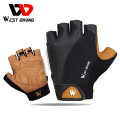WEST BIKING Summer Cycling Gloves For Men Shockproof Bike Gloves Outdoor Sports Hiking Touchscreen Full Finger Bicycle Gloves