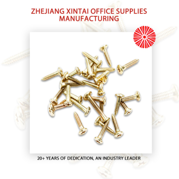 High Efficiency Gold Plated Metal Paper Brads