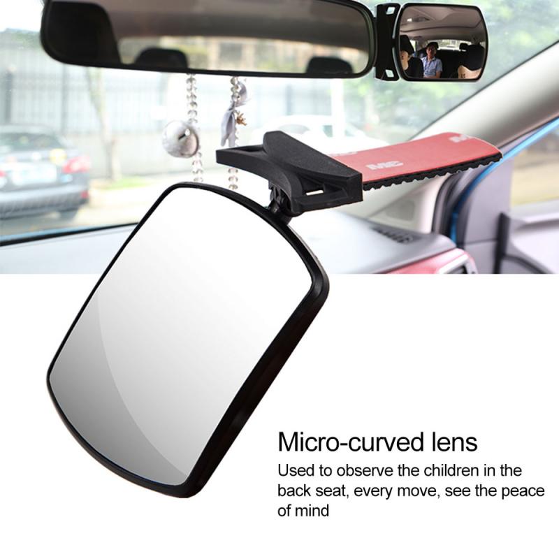 Car Adjustable children rearview mirror Inside for Baby Safety Seat Back Rear View auxiliary Convex Mirror car accessories