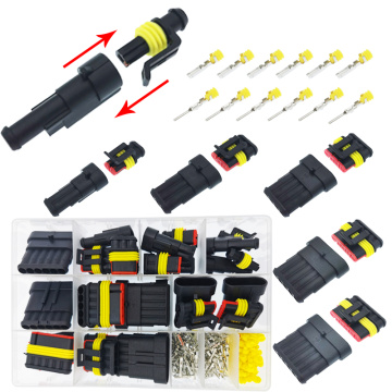 232pcs waterproof connector 1/2/3/4/5/6 Pin 14 sets of car cable connector truck wiring harness, SN-48B, YE-FS01 tool pliers