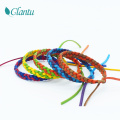 Colorful Braided Leather Mosquito Repellent Bracelet
